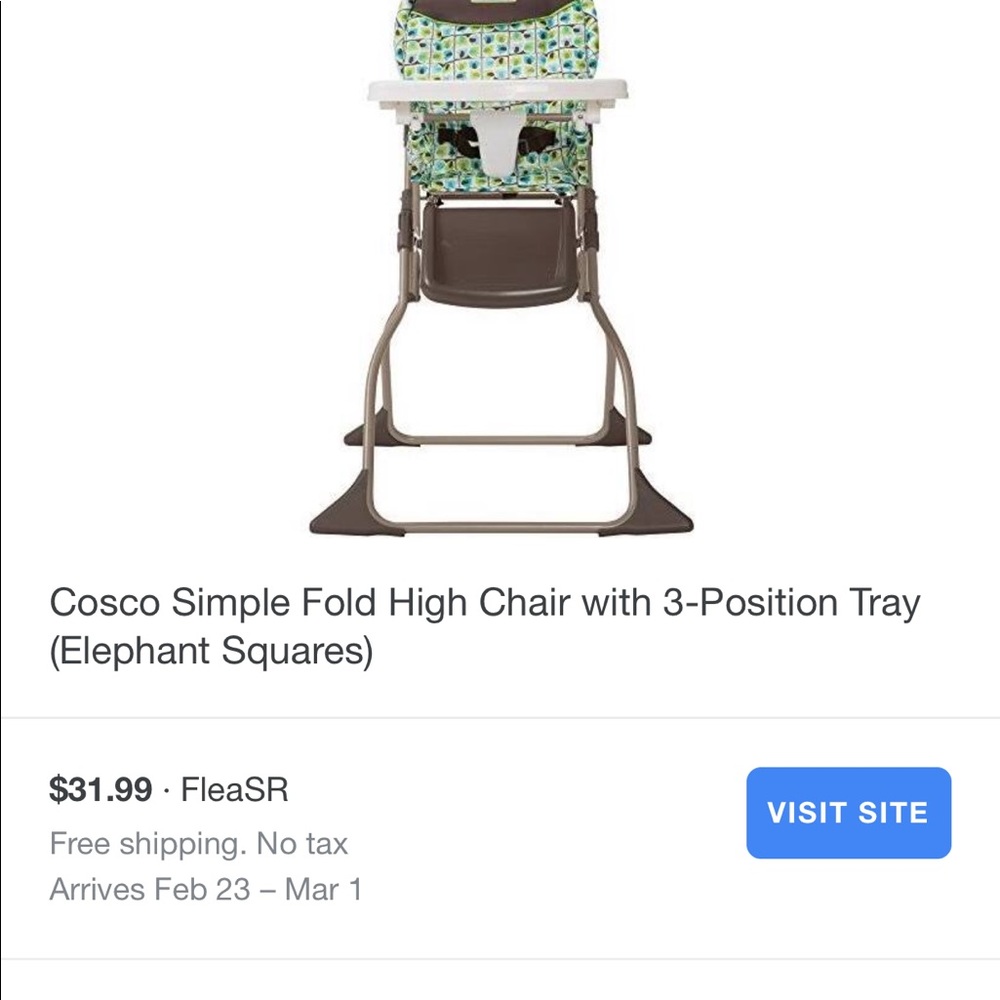 Simple Fold High Chair